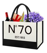 70th Birthday Gifts for Women Men, Happy 70 Year Old Birthday Gift Cutting Board for Her Him, Back In 1955 Birthday Decorations Woman Man Turning 70, 70th Cutting Board Birthday Favor