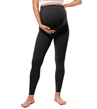 Buttergene Women's Maternity Leggings over the Belly Pregnancy Active Wear Workout Yoga Tights Pants