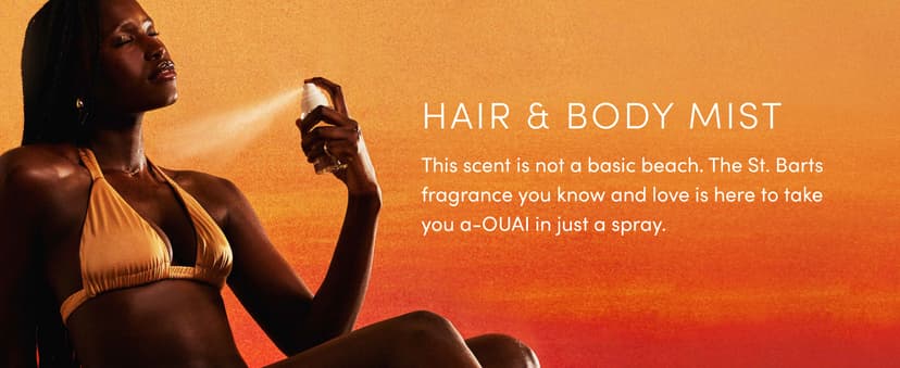 OUAI Body Cleanser, St. Barts - Foaming Body Wash with Jojoba Oil and Rosehip Oil to Hydrate, Nurture, Balance and Soften Skin - Paraben, Phthalate and Sulfate Free Skin Care Products (10 Fl Oz)