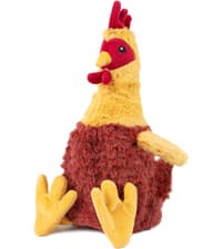 Best Pet Supplies Crinkle Dog Toy for Small, Medium, and Large Breeds, Cute No Stuffing Duck with Soft Squeaker, Fun for Indoor Puppies and Senior Pups, Plush No Mess Chew and Play - Yellow