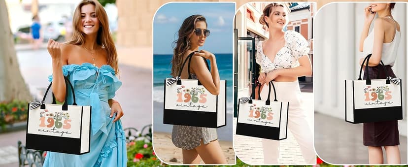 40th 50th 60th Birthday Gifts for Women Her Vintage 1965 1975 1985 Birthday Gifts Set for Grandma Mom Aunt Sister