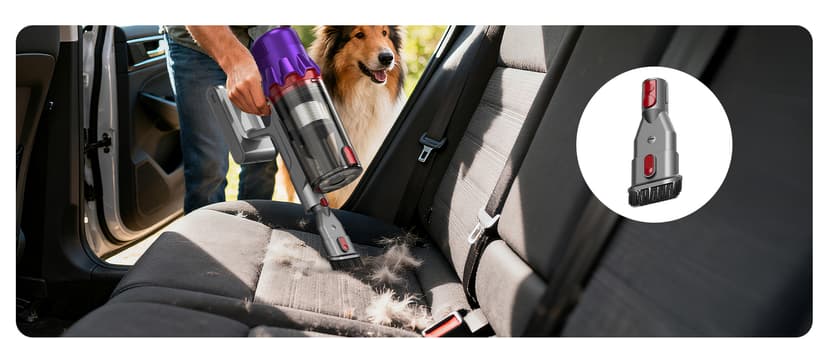 Cordless Vacuum Cleaner - Powerful Stick Vacuum with HEPA Filter, 55-Min Runtime, LED Light, Anti-Tangle Brush, Detachable Battery, Lightweight for Home, Pet Hair, Carpets & Hard Floors