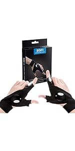 Gifts for Him, LED Magnetic Pickup Tools, Telescoping Magnetic Flashlight Pick Up Tool, Christmas Stocking Stuffers for Men Adults, Unique Cool Gifts for Men, Dad, Husband, Black