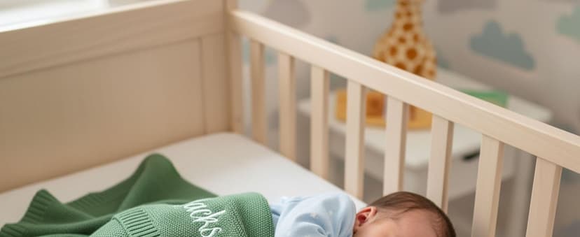 Personalized Baby Blanket, 100% Organic Certified Cotton, Customized Swaddle Blanket with Name, Receiving Blankets for Boys and Girls, Perfect Custom Gifts for Newborns, Kids and Baby Showers