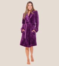 Turquaz Robes for Women - Luxury Plush Lined Bathrobe, 100% Polyester Microterry & Microfiber, Cozy & Elegant Womens Robe