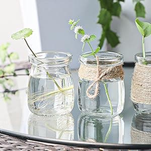 40 Pack Glass Favor Jars with Cork Lid, 3.4 oz Small Glass Bottles for Wedding Favor, Baby Shower, Party Favor, Gift Jars for Candy, Bonus Twine and Labels