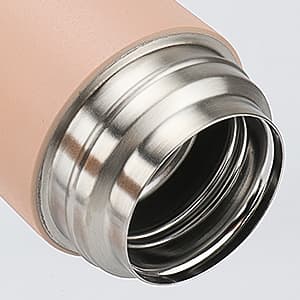 Stainless Steel Thermo 500ml/16.9oz Vacuum Insulated Bottle with Cup for Coffee Hot drink and Cold drink water flask.(Pink,Single)