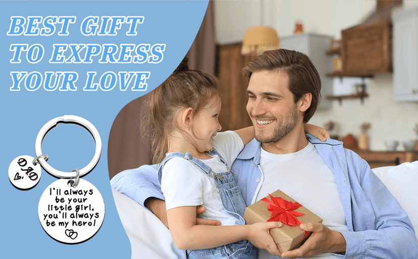 Gifts for Dad - Dad Christmas Gifts Dad Keychain Gifts Stocking Stuffers Christmas Presents Fathers Day Birthday Gift for Dad