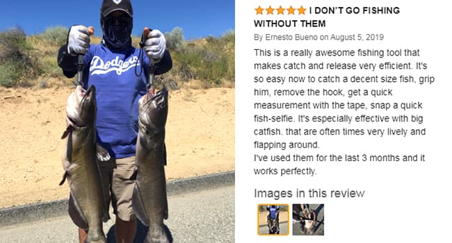 ZACX Fish Lip Gripper Pliers - Upgraded Muti-Function Hook Remover and Split Ring Pliers for Fly Fishing, Ice Fishing, Fishing Gear - Gift for Men (Package B)