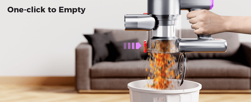 Cordless Vacuum Cleaner, 550W/45Kpa/60Mins Stick Vacuum, Anti-Tangle Vacuum Cleaners for Home with Self-Standing, LDE Display, 8-in-1 Wireless Vacuum for Carpet Pet Hair Hardfloor