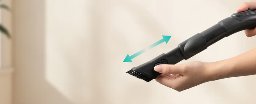 Canister Vacuum,1700W/45KPA Bagged Vacuum Cleaner,5L Large Capacity,Auto Cord Rewind,HEPA Filter,Low Noise,7.5M Cleaning Radius,Variable Power Control,Easy to Push,Hard Floor,Pet,Carpet,Upholstery,Car