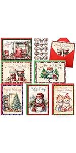 Fancy Land Gift Certificates for Business Christmas Blank Gift Card Certificate with Envelopes for Spa Salon Restaurant Custom Vouchers Supplies 25Pcs