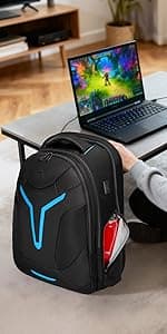 MATEIN Electronics Organizer Travel Case, Water Resistant Cable Organizer Bag for Travel Essentials, Gifts for Men, Storage Bag for Camera Accessories, Phone, Cord & Tablet, Black