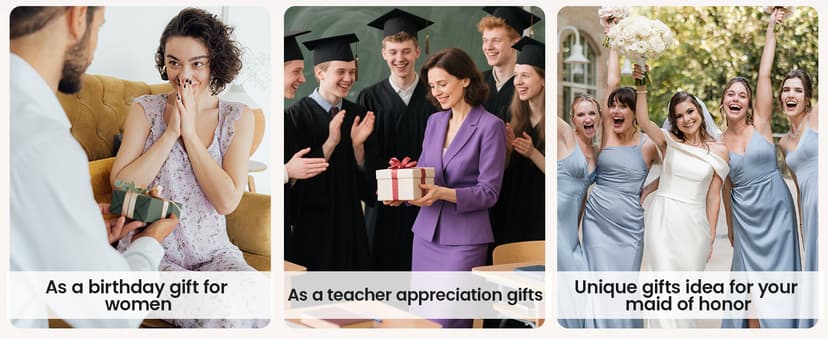 Vlando Travel Jewelry Case - Teacher Appreciation Gifts - Small Jewelry Travel Organizer Box Travel Essentials Christmas Gift for Women Girl - Pink