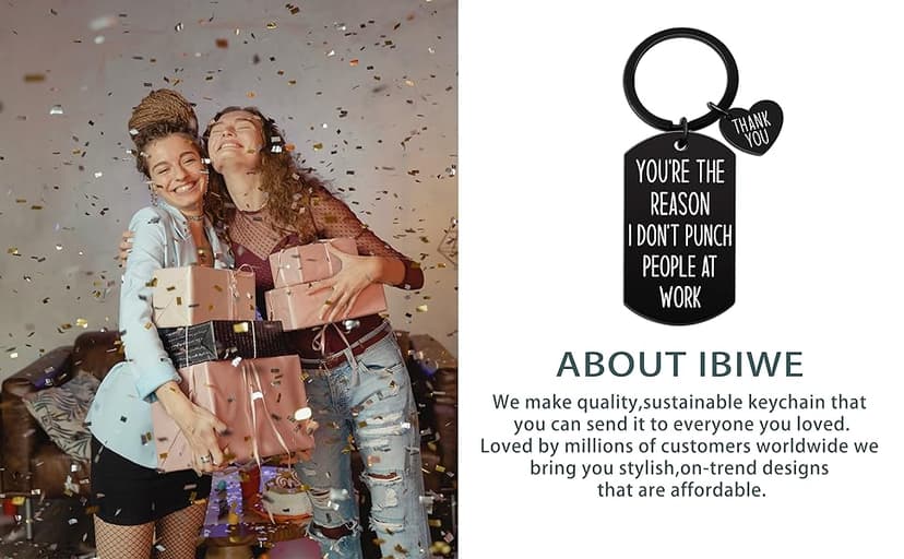 Ibiwe Gifts for Friends Female Work Bestie Funny Birthday Retirement Farewell Best Boss Lady Gifts For Women