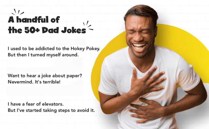 Features Endless Extra Funny Dad Jokes at The Push of a Button - Dad Gifts from Daughter, Dad Birthday Gift, White Elephant Gifts, Gifts for Men