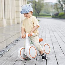 SEREED Baby Balance Bike for 1 Year Old Boys Girls 12-24 Month Toddler Balance Bike, 4 Wheels Toddler First Bike, First Birthday Gifts