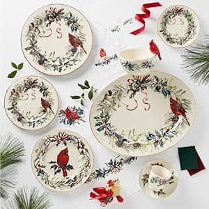 Lenox 847254 Winter Greetings 5" Bowl, Christmas & Holiday Hosting