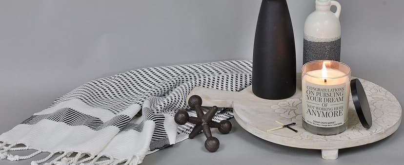 Gift for Best Friend | Thank You for Being My Unpaid Therapist | Scented Candle Gift Idea for Best Friend, BFF, Sister, Mom, Girlfriend, Boyfriend on Birthday, Christmas Candles -Blooming Wildflowers