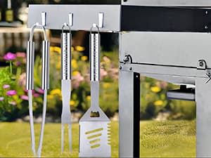 Retirement Gifts for Men, Retired Gifts for Men, Dad, Grandpa, Coworker, Teacher, Boss, Grilling Accessories, Heavy Duty Stainless Steel Grill Set BBQ Grill Tools for Outdoor Grill with Aluminum Case