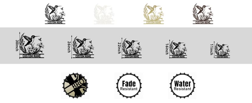 Metal Signs Customized | Personalized Garden Stake Metal Sign | Custom Metal Garden Sign | Personalized Garden Name Sign | Custom Sign Outdoor Metal | Gardening Decor Gifts for Gardeners