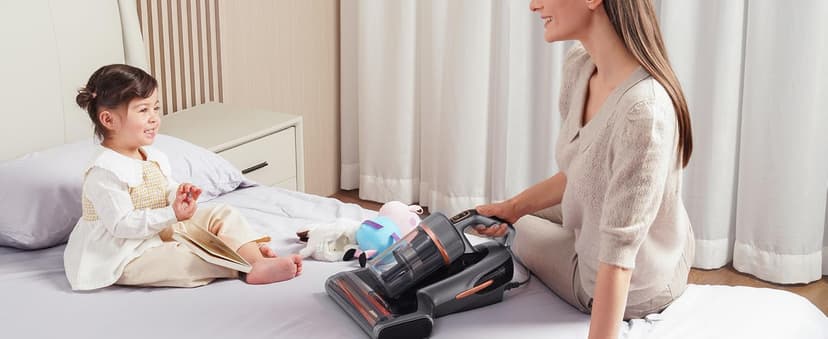 Jimmy BX7 Pro Max Graphene Mattress Vacuum Cleaner with Dust Sensor, Bed Vacuum with UV Light, 550W Powerful 16Kpa Suction Handheld Vacuums Couch Cleaner (Corded)