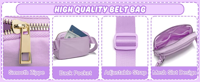 Gitus Gifts for 7 8 9 10 11 Year Old Girls Belt Bag Fanny Pack Crossbody Bags with Initial Letter Patch Birthday Gifts for Daughter Sister Friends Teen girls (Icing Blue-A)