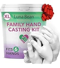 Luna Bean Hand Casting Kit – The Original Hand Mold Kit for Couples – Birthday Gifts, Bridal Shower, Wedding, Engagement Gifts for Her Him Anniversary for Men Women Wife Husband Boyfriend Girlfriend