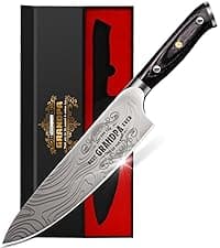 Gifts for Dad Men, Dads Gifts for Dad, Dad Birthday Gift from Daughter Son Kids, 8 inch Pro German 1.4116 Chef Knife, Kitchen Knife Gift Set for Best Dad Father Christmas Xmas Gifts
