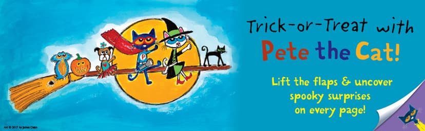 Pete the Cat: Trick or Pete: A Fun And Interactive Lift-the-Flap Halloween Adenture Featuring Everyone's Favorite Cat