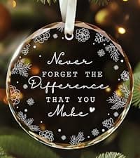 Best Friend Ornaments for Christmas Tree - Bestie Gifts - Friendship Christmas Ornaments - Acrylic Ornament