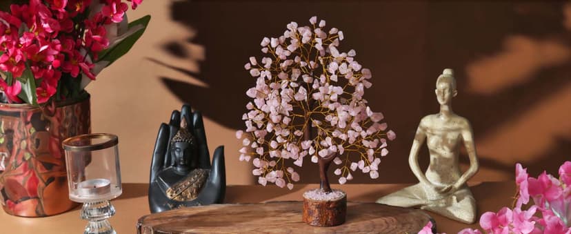 YATSKIA 7 Chakra Tree of Life, Crystals and Healing Stones, Birthday Gifts for Women - Crystal Tree for Positive Energy, Home Office Decor, Spiritual Gifts for Women