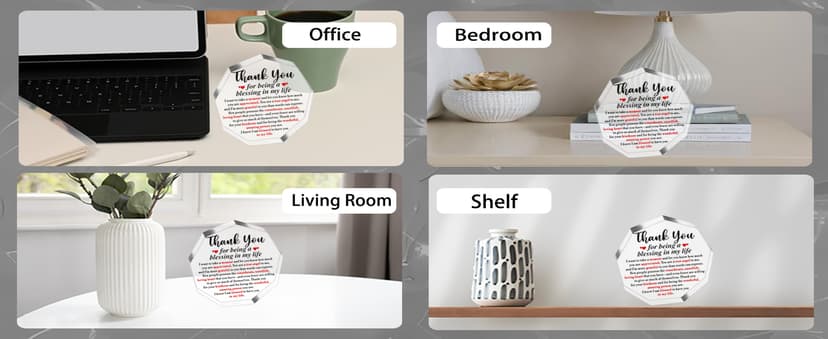 Thank You Gifts for Coworkers Women Man Mentor Gifts for Women Appreciation Gift for Friends Bestie Thank You Plaque Home Office Decor Coworker Leaving Gift