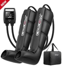 CINCOM Leg Massager for Circulation and Pain Relief, Air Compression Calf Massager with 2 Modes 3 Intensities Helpful for RLS Edema and Muscles Relaxation Gifts