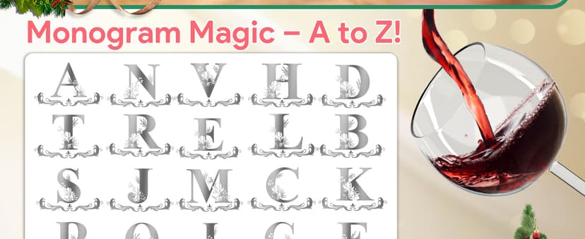 Personalized Monogram Gifts for Women - Customized Initial A-Z Wine Glass, Unique Christmas Birthday Gifts for Her, Mom, Wife, Sister, Daughter, Friend (Letter L)