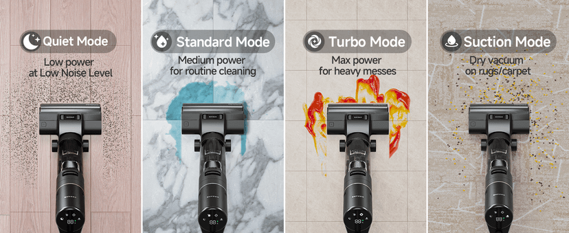 DREAME G10 Pro Wet Dry Vacuum Cleaner, Vacuum Mop All in One with Auto Self-Cleaning, Floor Cleaner Machine for Hard Floor, 35 Mins Runtime, Edge Cleaning, Self-Propelled Vacuum Mop Combo