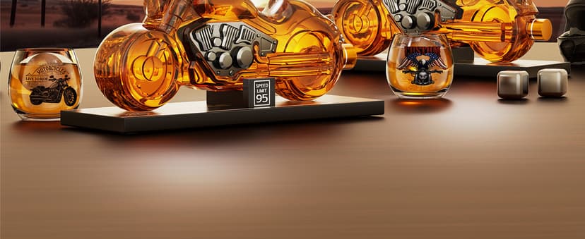 Titan LSO Whiskey Glasses and Stones in Unique Tactical Box Display | Bourbon Cocktail Cups, Coasters and Tongs | Gifts for Men | Glass Set