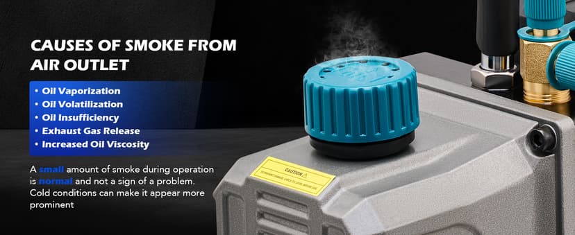 Orion Motor Tech Vacuum Pump, 3.5 cfm 1/4 hp HVAC Single Stage Vacuum Pump for R12 R22 R134a R410a R502, Auto AC Vacuum Pump Kit for Automotive Air Conditioner Resin Degassing & More, Oil Included