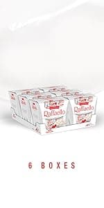 Ferrero Collection Fine Assorted Confections, Premium Chocolate Variety Pack with Ferrero Rocher, Raffaello, and Rondnoir, 6.1 oz, Gift Box for Sharing with Family and Friends