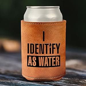 Gifts for Dad from Daughter, Son for Fathers Day - Dad Gifts, Men Gifts - Birthday Gifts for Men, Dad Birthday Gift, Birthday Gifts for Dad - Retirement Gifts for men, Leather Can Cooler for Mens 12Oz