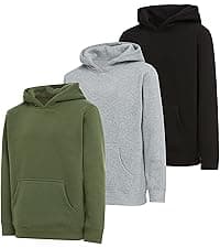 PURE CHAMP Mens 3 Pack Fleece Active Athletic Workout Jogger Sweatpants for Men with Zipper Pocket and Drawstring Size S-3XL