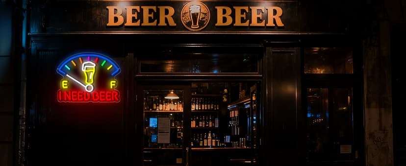 I Need Beer Neon Sign for Wall Decor Dimmable Beer LED Light Beer Dashboard Bar Neon Light for Man Cave Bar Pub Party Restaurant Christmas Birthday Gift Art Size13.6 * 12.5(WZCP020)