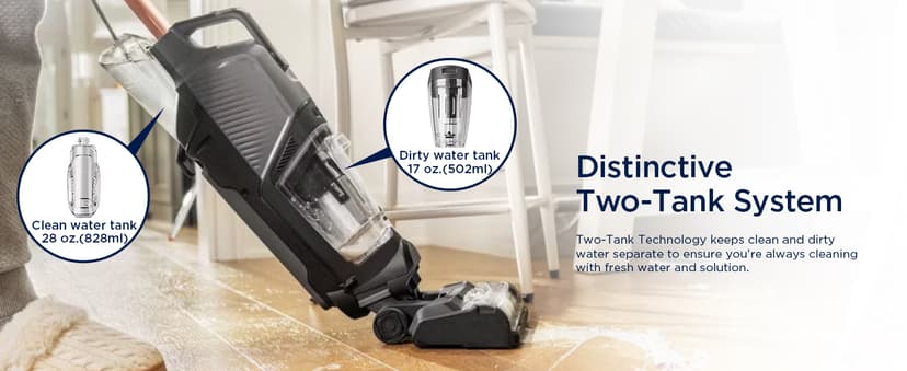 BISSELL® CrossWave® HydroSteam™ Wet Dry Vac, Multi-Purpose Vacuum, Wash, and Steam, Sanitize Formula Included, 35151