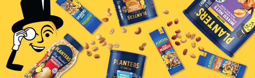 PLANTERS Peanuts Holiday Trio Pack - Snacks Variety Pack for Adults with Sweet n Crunchy, Honey Roasted, and Cocktail Peanuts (3 Count Canisters)