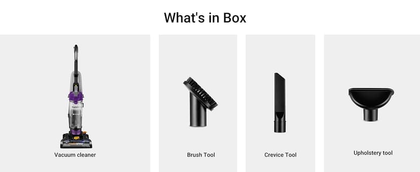 Eureka NEU182B PowerSpeed Bagless Upright Vacuum Cleaner, Purple