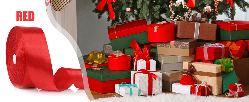 100 Yards Ribbon,1-1/2 Inch Sky Blue Satin Ribbon,Single Face Satin Ribbons,Perfect for Gift Wrapping,Wedding Decoration,Handmade Bows,Wrapping Bouquet, Halloween, Christmas