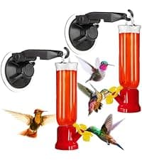 Window Bird Feeder with Strong Suction Cups - Gifts for Grandma Bird Watching Gifts for Grandpa Backyard Birding (Large House)