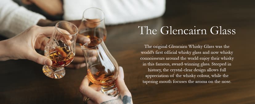 GLENCAIRN Whiskey Glass, Gift Set of 4 in 4 Pack