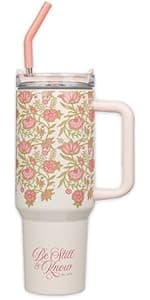 Christian Art Gifts Sage Green Floral Ceramic Coffee Mug – 15 oz. Microwave and Dishwasher-safe Inspirational Scripture Coffee and Tea Mug for Friends with Bible Verse: Sweet Friendship –Proverbs 27:9