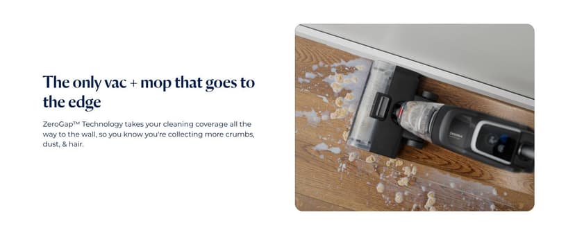 Bissell CrossWave® OmniForce™ Edge Cordless Multi-Surface Hard Floor Cleaner Wet Dry Vacuum with Zero-Gap Edge Technology, 3930F